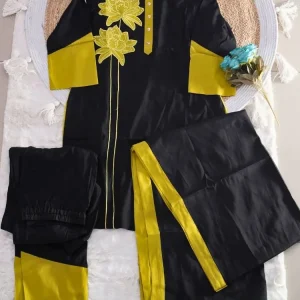 Premium Classic Black & Mustard Yellow 3 - Piece