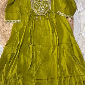 Premium Mull Cotton Anarkali Kurti set